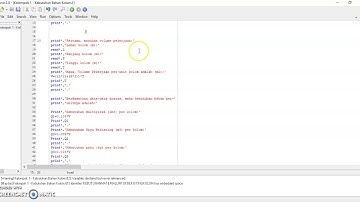 Membuat Program Untuk Menghitung Kebutuhan Material Bekisting Kolom Dengan Menggunakan FORTRAN