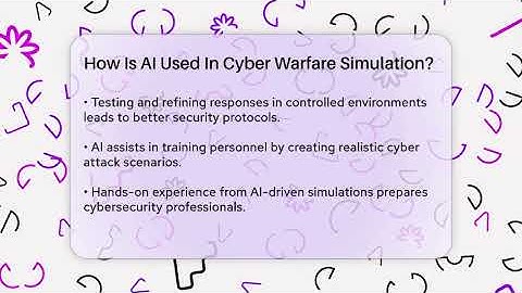 How Is AI Used In Cyber Warfare Simulation? - Tactical Warfare Experts