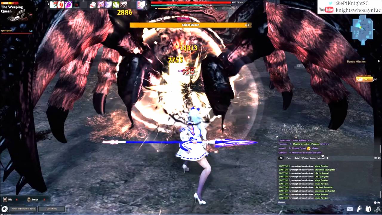 Vindictus - Lynn Gold Einrach Weeping Queen (no-hit)