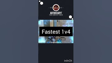 Unbelievable 1v4 Clutch in BGMI 😱 | Fastest Squad Wipe Ever! @AUTOHEADYT