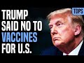 SICK SHOCK: Trump TURNED DOWN Vaccine Doses from Pfizer