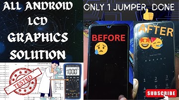 Display Graphics Issue solve |All Android LCD Graphics Solution | Professional way diagnosis 🤩🥳🤩🥳🤩🥳