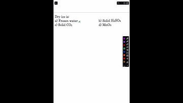 Dry Ice | Chemistry MCQs | After SEE Bridge Course & +2 Entrance Preparation