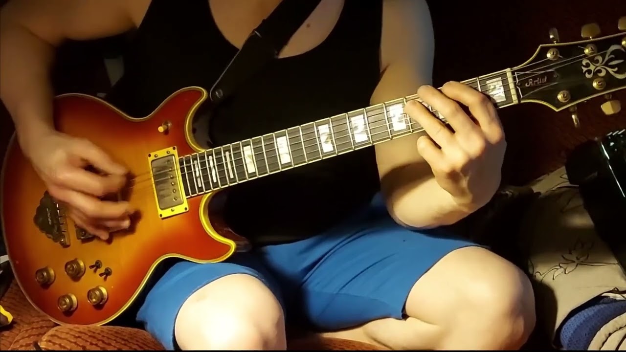 Dumdum Boys - Enhjørning. Guitar cover - Testing DIY guitar tube amplifier. (JCM800 2204 clone.)