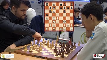 Magnus Carlsen shows how to crush the Scandinavian | World Rapid 2019 Round 1