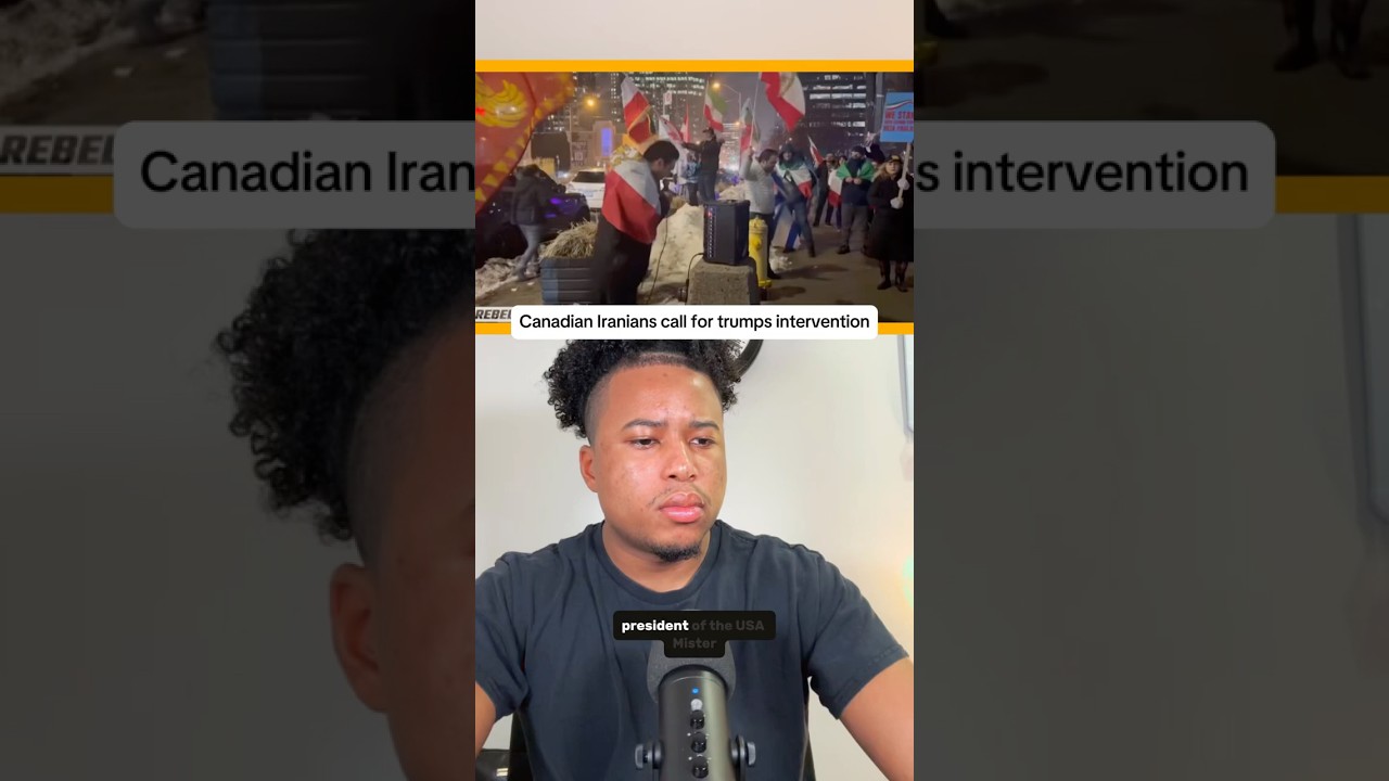 Canadian Iranians call for Trump to invade Iran 