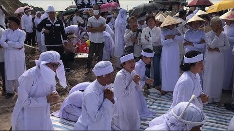 vợ và các con đau xót tiễn đưa cha lần cuối | võ văn việt 71 tuổi