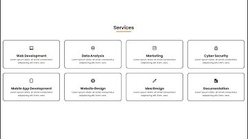 Create Responsive Services Section with HTML & CSS | Step by Step Tutorial