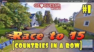 Geoguessr - The Race to 15 [Countries In a Row] #1