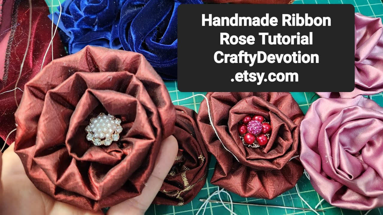 How to Make Ribbon Flowers Without Sewing or Hot Glue - Nashville Wraps Blog