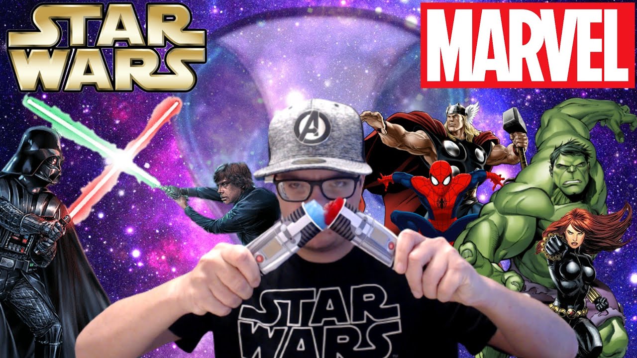Marvel & Star Wars Is Smagning (Spider-Man, Avengers, Blå Rød Lyssværd,)