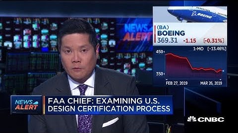 FAA Chief: Boeing software fix submitted for approval