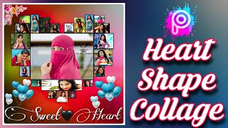 #Make a ❤️ Heart Shaped Photo College Template in PicsArt screenshot 5