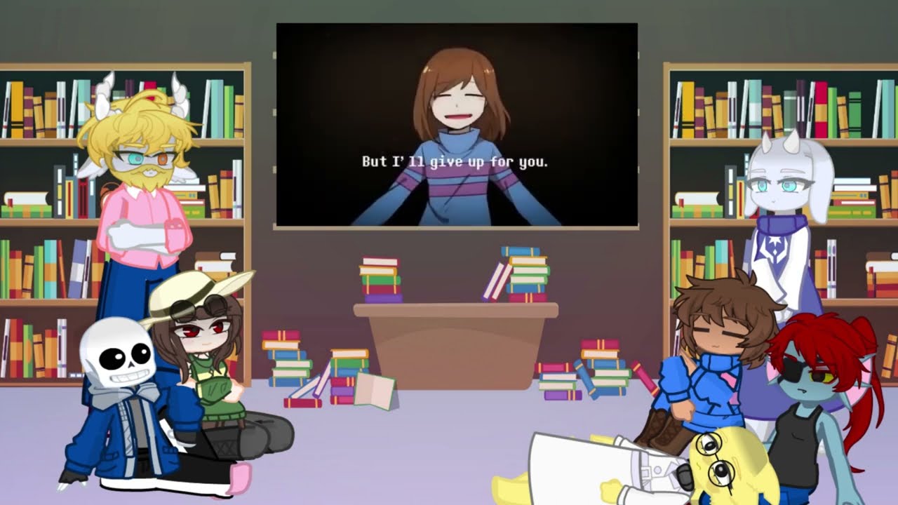 Undertale reacts to Stronger Than You Frisk ver.