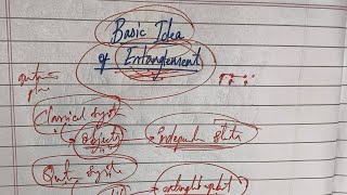 Part #02 | Basic Idea of ENTANGLEMENT | Quantum Computing 