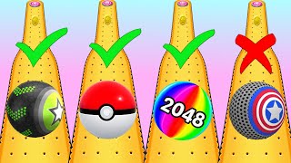 Going Balls, Rolling Ball Sky Escape, Ball Run 2048, Nonstop Speedrun🔥| Android Games screenshot 5