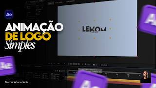 Aprenda essa ANIMAÇÃO DE LOGO simples no AFTER EFFECTS - usando o TRACK MATTE