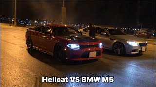 Hellcat VS BMW M5 🔥😍