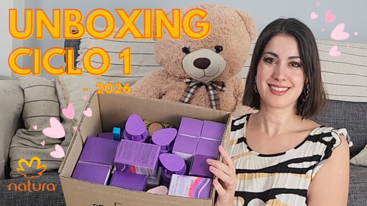 Unboxing Natura - Ciclo 1 - 2026 - Llegó Tododia Mora y Flor de Durazno 💜