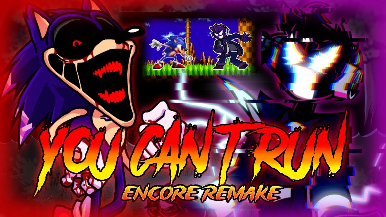 SONIC.EXE VS A.C. VOID (You Can't Run Encore Remake But A.C. Void Sings It) - Friday Night Funkin'