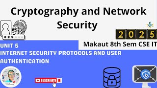 Unit 5 Internet Security Protocols and User Authentication▶️Cryptography and Network Security #cseit