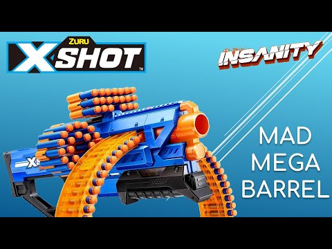 REVIEW] Zuru X-Shot Insanity Mad Mega Barrel