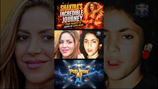Shakira's Incredible Journey: From Poverty to Queen of Latin Music | Pop Icon AI #shakira