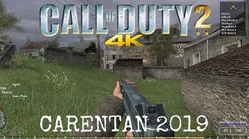 Call of Duty 2 4K 2019 Multiplayer Carentan