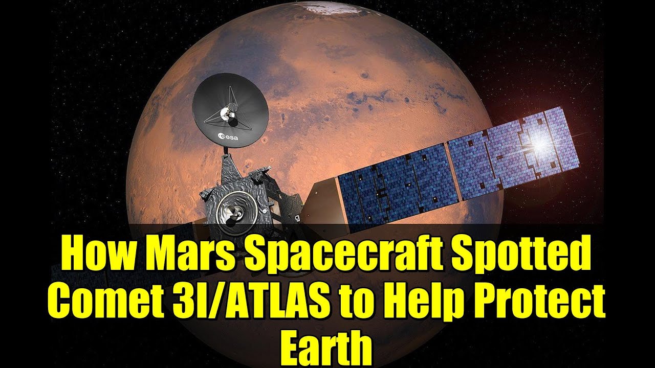 How Mars Spacecraft Spotted Comet 3I/ATLAS to Help Protect Earth | Planetary Defense Explained
