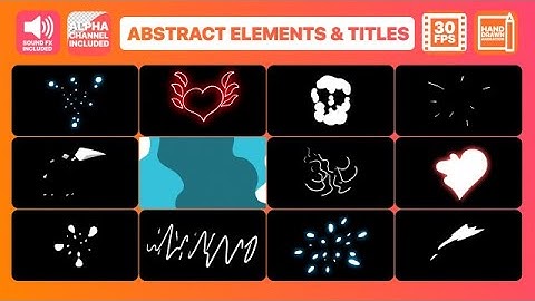 Flash FX Abstract Elements And Titles After Effects Templates