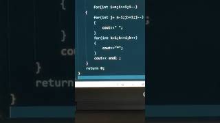 Pattern 117 in C++🌨️🌨️🌨️