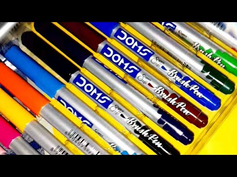 doms brush pens unboxing new video dom's brushh pen #art #artsupplies # ...