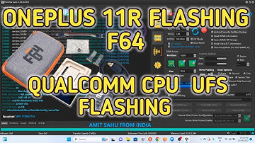 ONEPLUS 11R FLASHING BY F64 BOX  QUALCOMM CPU UFS  FLASHING F64  QUALCOMM CPU UFS PROGRAMING F64BOX 