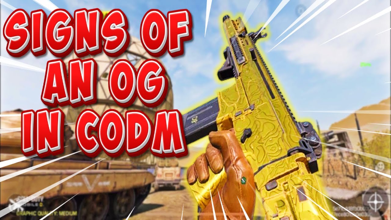 Signs of an OG in CODM - YouTube
