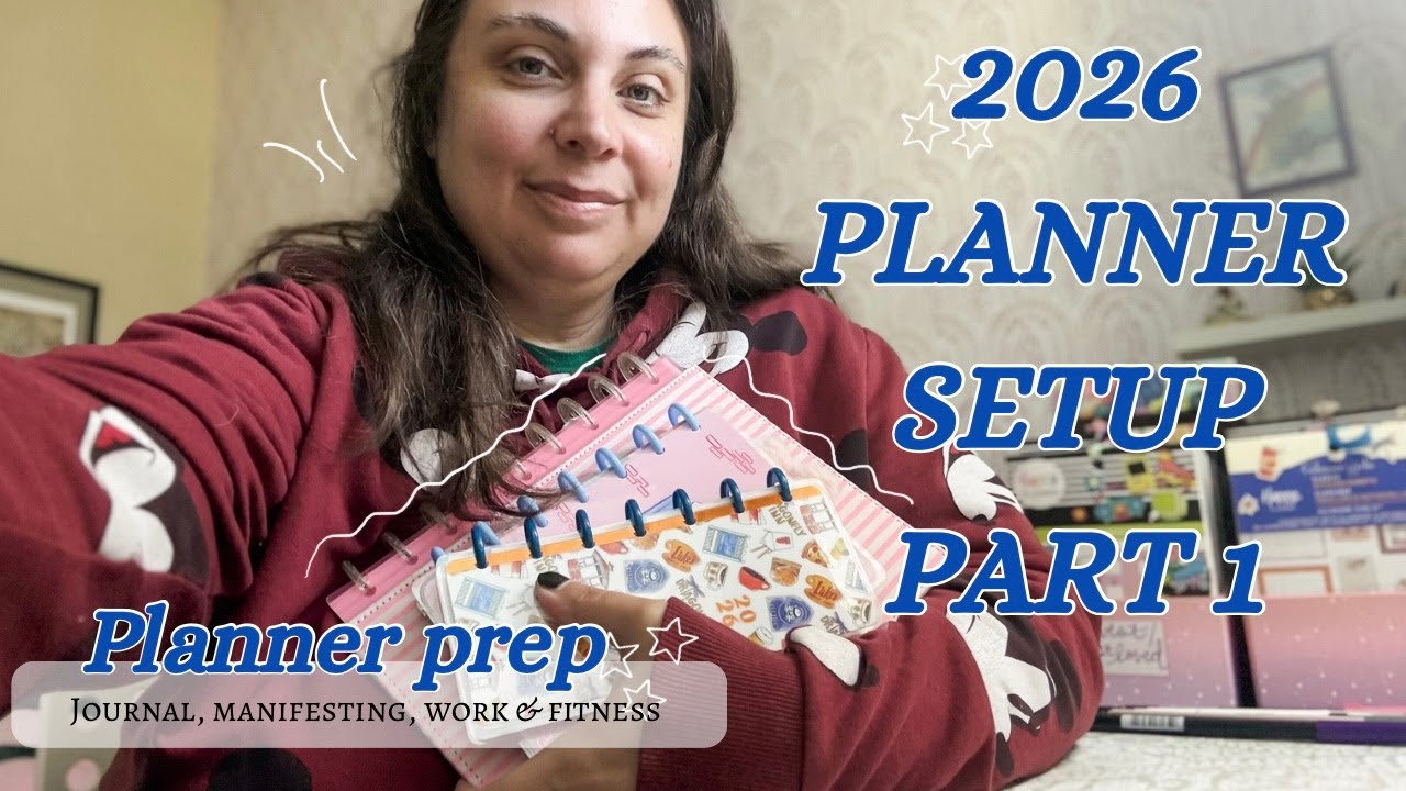 2026 PLANNER SETUP - Part 1 - New journals and work and fitness planner