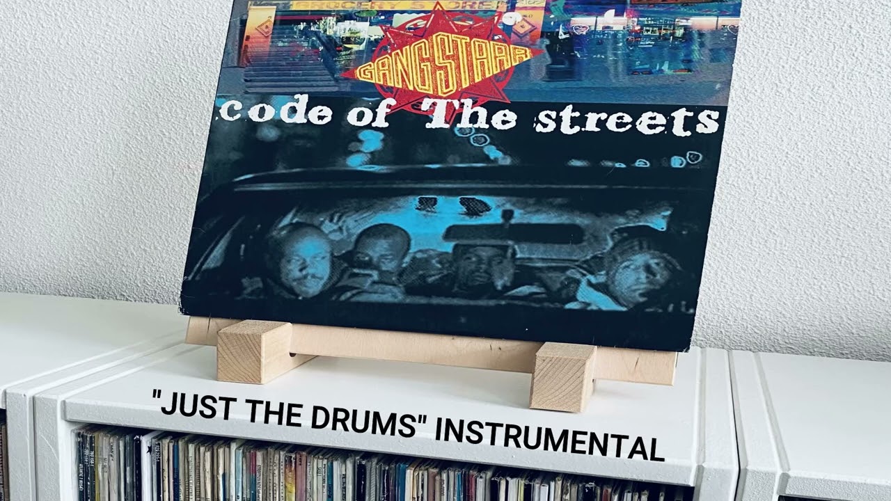 Gang Starr - Code of the Streets | 'Just the Drums' Instrumental