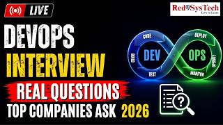 DevOps Interview Questions 2026: Real Questions Asked in Top Companies | Red9SysTech