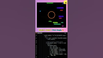 ❤️Create a Colorful Word Cloud Animation in JavaScript! | DevZiaul  #shorts #coding