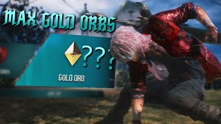 What's the highest possible Gold Orb amount in Devil May Cry 5