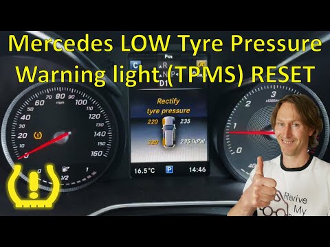 Mercedes Tyre Pressure Warning Light Reset Guide TPMS – Mercedes E class C class W205