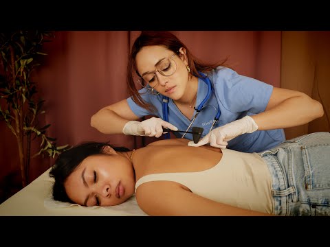 ASMR Full Body Exam: Head to Toe Assessment & Cranial Nerve: Scalp Sensory Test | 'Unintentional'