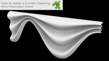 How to make a Curtain Opening Rhino Grasshopper Tutorial