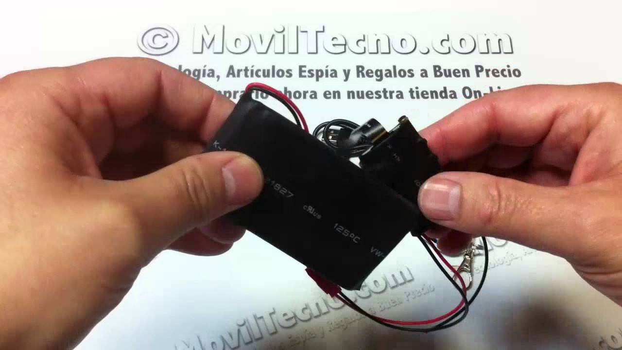 Mini Cámara Espía DVR Oculta En Botón Indetectable 8gb 