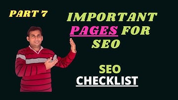 Important Pages For Seo | About, Contact, Privacy Policy and TOS - Shahzad Arsi | (Part 7)