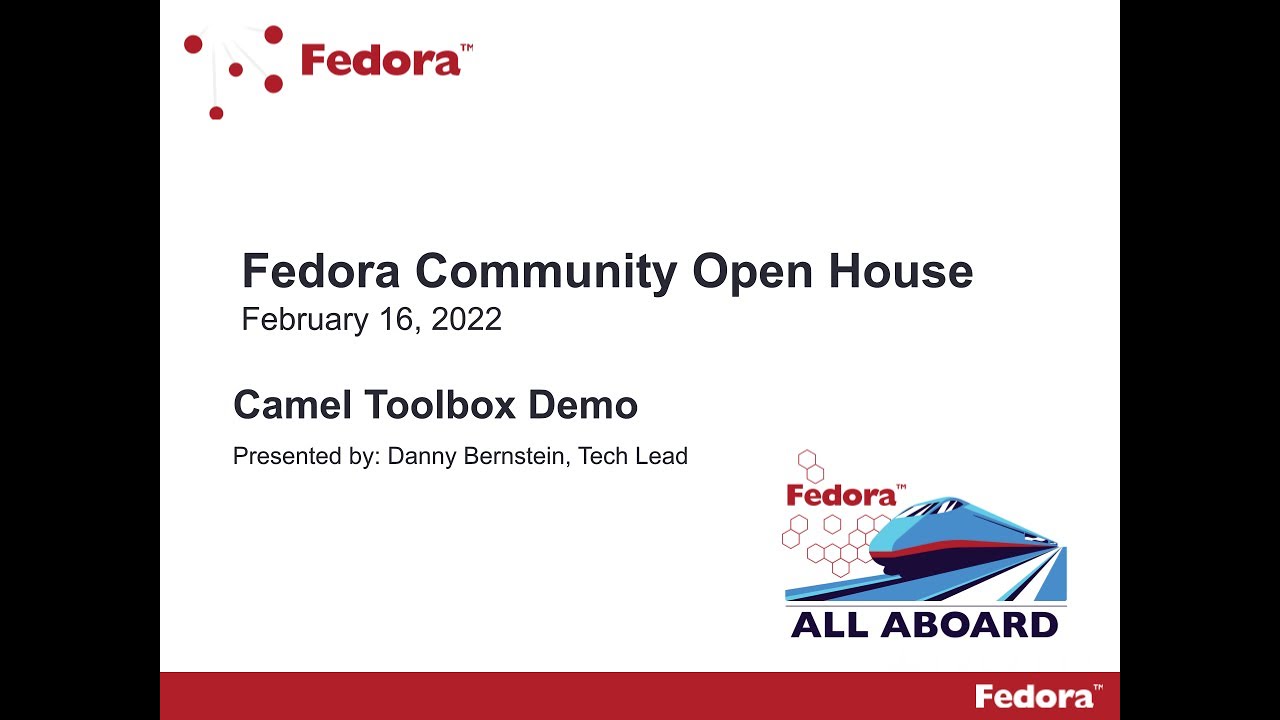 Fedora Community Open House - February 2022 - YouTube
