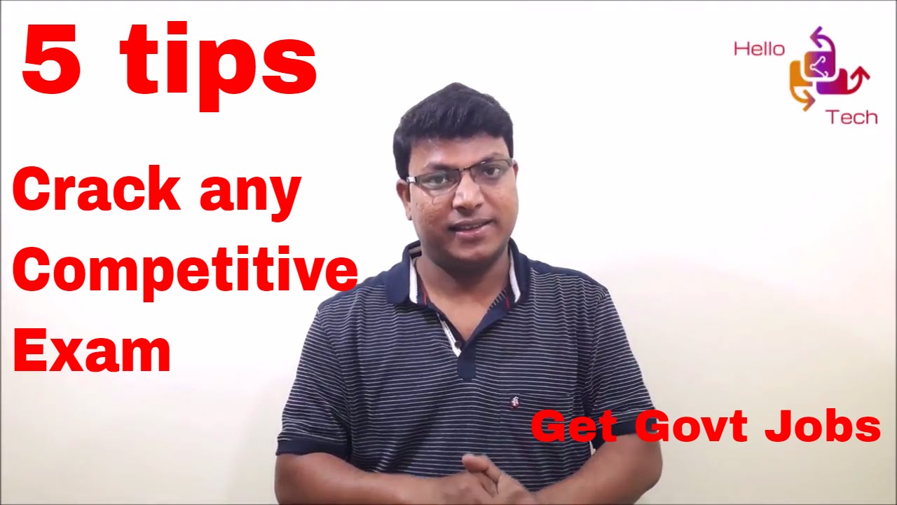 5 tips to crack any competitive exam | Govt Service - YouTube