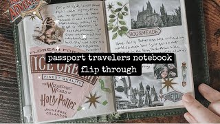 ☾ travel journal flip and how i travel journal | passport travelers notebook