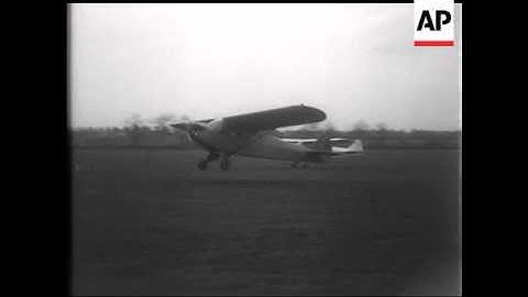 Plane With Single-Blade Propeller.