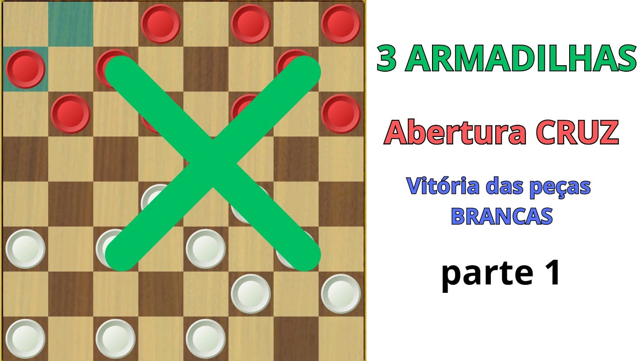 3 armadilhas na abertura CRUZ com vitória das peças brancas - parte 1.