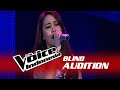 Francisca Alverina "Almost Is Never Enough" | The Blind Audition | The Voice Indonesia 2016